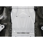 Scut cutie de viteze pentru Mitsubishi L200 / Triton KL 2015-2019; 2019- 2,4D; 2,2D, din aluminiu,4 mm, Rival - imagine 3