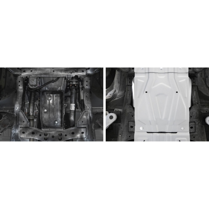 Scut cutie de viteze pentru Mitsubishi Pajero Sport 2016- 2,4; 3,0, din aluminiu,4 mm, Rival - imagine 3