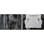 Scut cutie transfer pentru Mitsubishi L200 / Triton KL 2015-2019; 2019- 2,4D; 2,2D, din aluminiu,4 mm, Rival - imagine 4