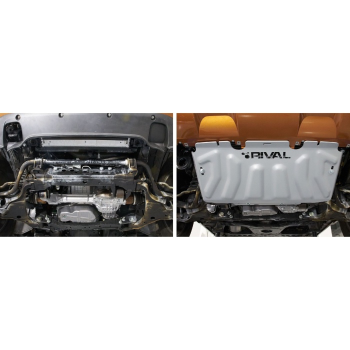 Scut radiator pentru Nissan Pathfinder R51 2005-2014 2,5; 2,5D V6; 3,0, din aluminiu,4 mm, Rival - imagine 3