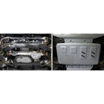 Scut motor pentru Nissan Pathfinder R51 2005-2014 2,5; 2,5D V6; 3,0, din aluminiu,4 mm, Rival - imagine 3