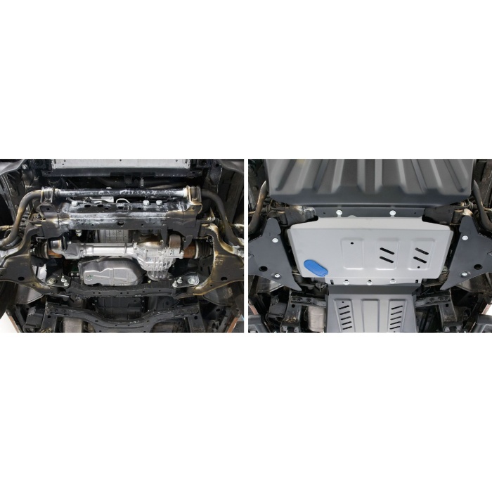 Scut motor pentru Nissan Pathfinder R51 2005-2014 2,5; 2,5D V6; 3,0, din aluminiu,6 mm, Rival - imagine 3