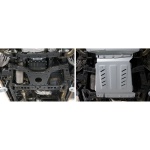 Scut cutie de viteze pentru Nissan Navara D23 2015- 2,5D; 2,3D (inclusiv EURO6), din aluminiu,6 mm, Rival - imagine 4