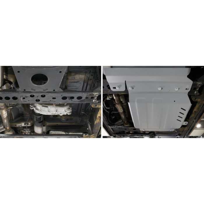 Scut cutie transfer pentru Nissan Pathfinder R51 2005-2014 2,5; 2,5D V6; 3,0, din aluminiu,4 mm, Rival - imagine 3