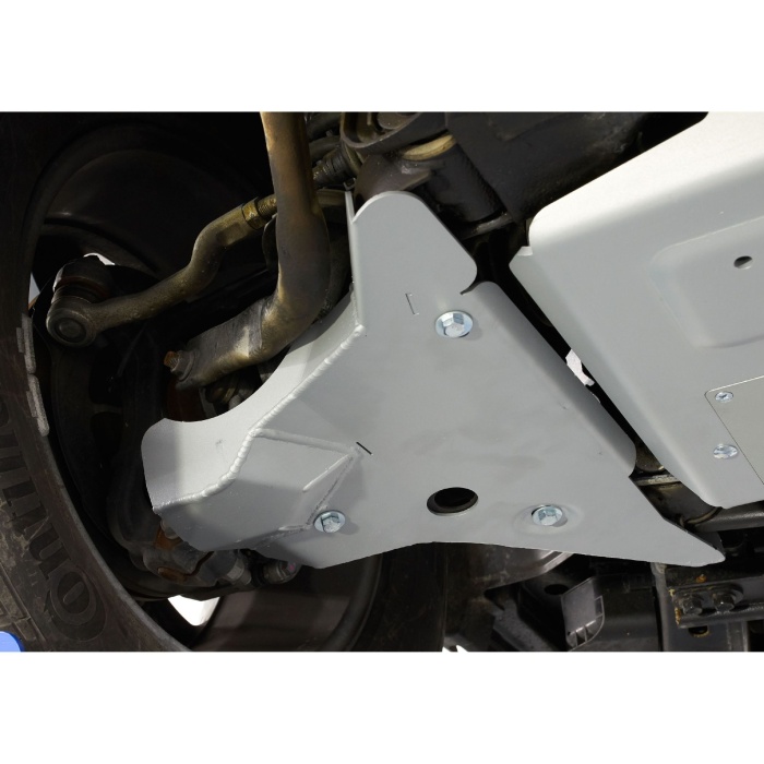Scut cutie transfer pentru Nissan Navara D40 2005-2015 2,5D; 3,0, din aluminiu,4 mm, Rival - imagine 2