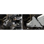 Scut cutie transfer pentru Nissan Navara D40 2005-2015 2,5D; 3,0, din aluminiu,4 mm, Rival - imagine 3