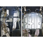 Scut motor si cutie de transfer pentru Volkswagen Touareg 2010-2018 V 3,0; TDI; 3,6; FSI, din aluminiu,4 mm, Rival - imagine 3