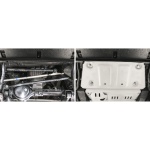 Scut bielete directie pentru Suzuki Jimny 2018- 1,5, din aluminiu,6 mm, Rival - imagine 3