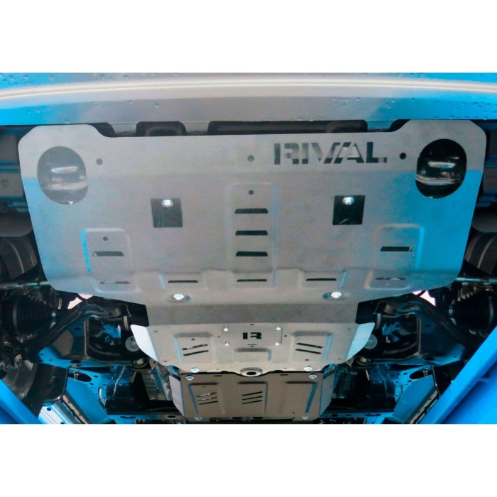 Scut Radiator si motor Toyota Hilux Revo 2015- Rival motorizare 4WD 2,8; 2,4 (EURO6 compatibil), aluminiu 4 mm grosime - imagine 3