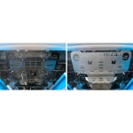 Scut Radiator si motor Toyota Hilux Revo 2015- Rival motorizare 4WD 2,8; 2,4 (EURO6 compatibil), aluminiu 4 mm grosime - imagine 4