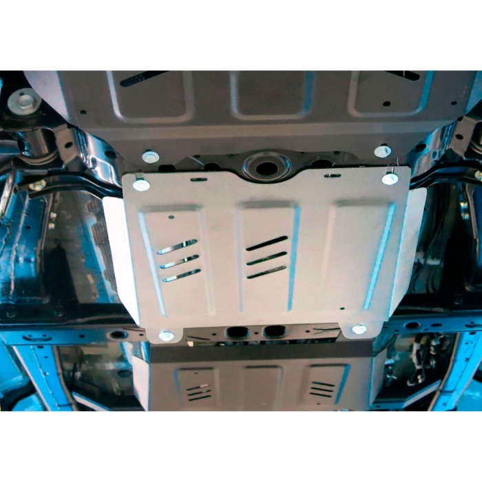 Scut cutie de viteze pentru Toyota Hilux 2015-2019; 2018-2020; 2020- 4WD 2,8; 2,4, din aluminiu,6 mm, Rival - imagine 3