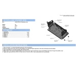 Scut bielete directie pentru Toyota Land Cruiser HZJ78 / HZJ79 J7 2007- 4,2D, din aluminiu,6 mm, Rival - imagine 2