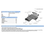 Scut rezervor pentru Toyota Land Cruiser HZJ78 J7 2007- 4,2D, din aluminiu,6 mm, Rival - imagine 2