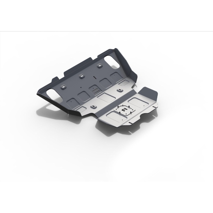 Scut radiator si motor pentru Toyota Hilux Vigo 2007-2015 2,5TD; 3,0TD; 2,7, din aluminiu,6 mm, Rival - imagine 2