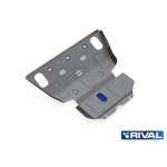 Scut radiator si motor pentru Toyota Hilux Vigo 2007-2015 2,5TD; 3,0TD; 2,7, din aluminiu,4 mm, Rival - imagine 2