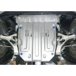 Scut motor pentru Volkswagen Touareg 2010-2018 V 3,0; TDI; 3,6; FSI, din aluminiu,4 mm, Rival - imagine 2