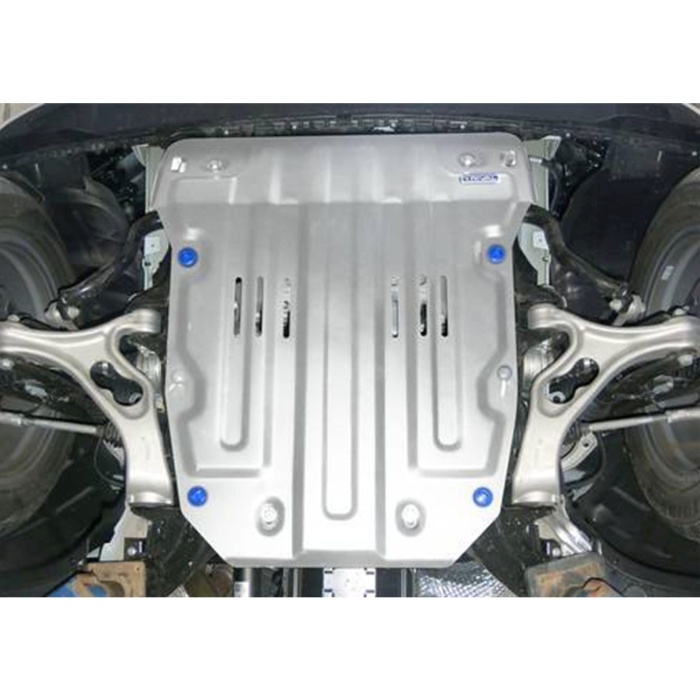 Scut motor pentru Volkswagen Touareg 2010-2018 V 3,0; TDI; 3,6; FSI, din aluminiu,4 mm, Rival - imagine 2