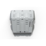 Scut radiator si motor pentru Volkswagen Amarok 2010-2016; 2016- 2,0TDI; 3,0TDI, din aluminiu,6 mm, Rival - imagine 2