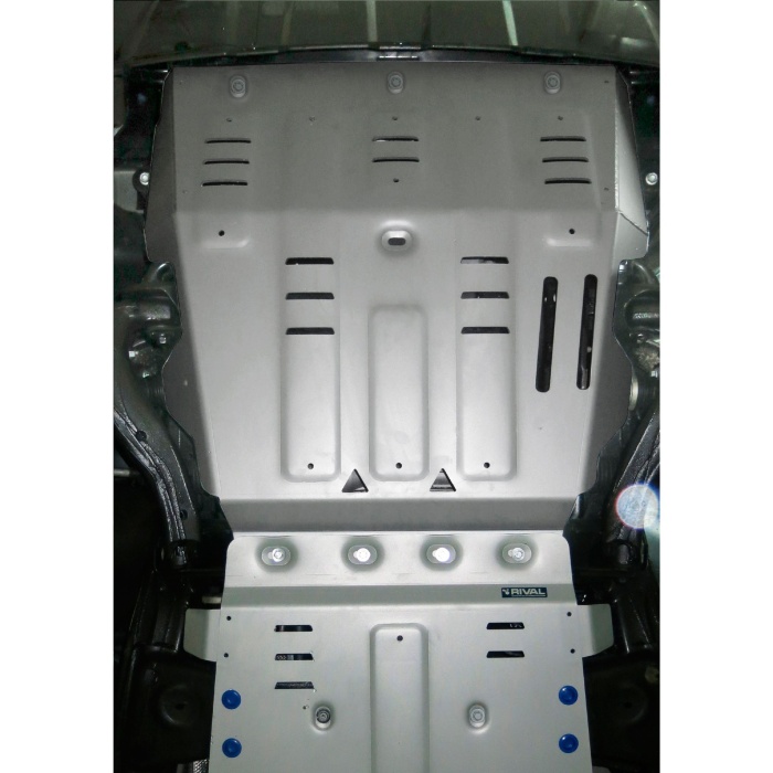 Scut radiator si motor pentru Volkswagen Amarok 2010-2016; 2016- 2,0TDI; 3,0TDI, din aluminiu,6 mm, Rival - imagine 3