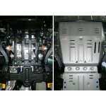 Scut radiator si motor pentru Volkswagen Amarok 2010-2016; 2016- 2,0TDI; 3,0TDI, din aluminiu,6 mm, Rival - imagine 4