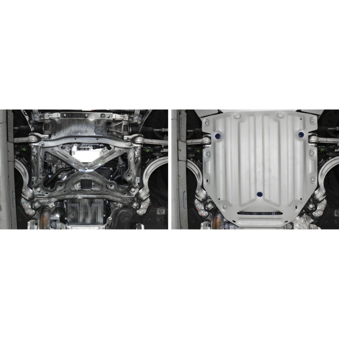 Scut cutie de viteze pentru Volkswagen Touareg 2018- 3,0TDI; 3,0, din aluminiu,4 mm, Rival - imagine 3