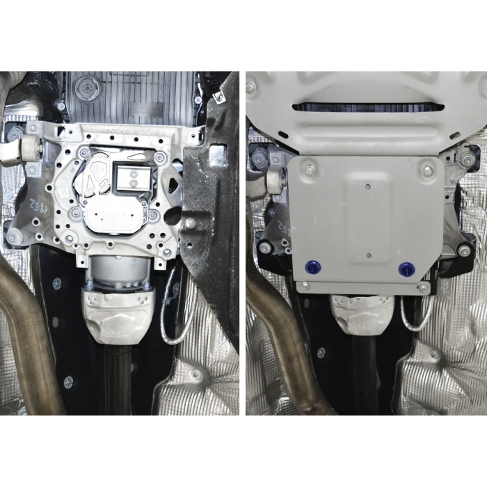 Scut cutie transfer pentru Volkswagen Touareg 2018- 3,0TDI; 3,0, din aluminiu,4 mm, Rival - imagine 3