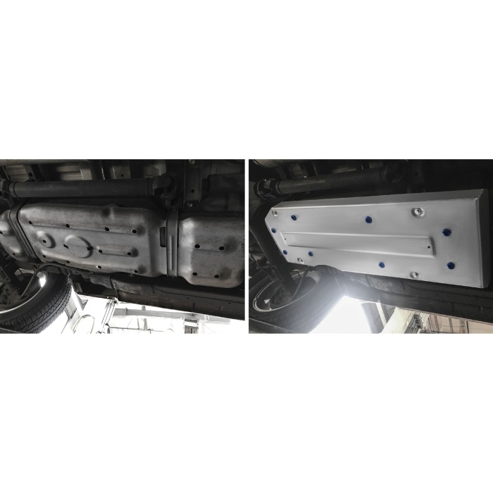 Scut rezervor pentru Isuzu D-Max 2012-2017; 2017-2020 1,9, din aluminiu,6 mm, Rival - imagine 3