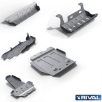 Scut Complet Jeep Wrangler JK 2007- Rival motorizare 4-Usi doar 2,8 Diesel/Benzina (CRD) doar!, aluminiu 6 mm grosime