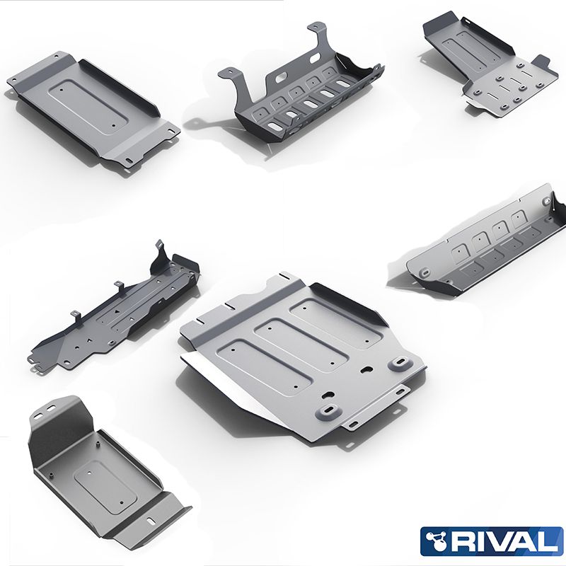 23333 Scut Complet Jeep Wrangler JK 2007- Rival motorizare 4-Usi doar 3,6 Benzina doar!, aluminiu 6 mm grosime - imagine 1