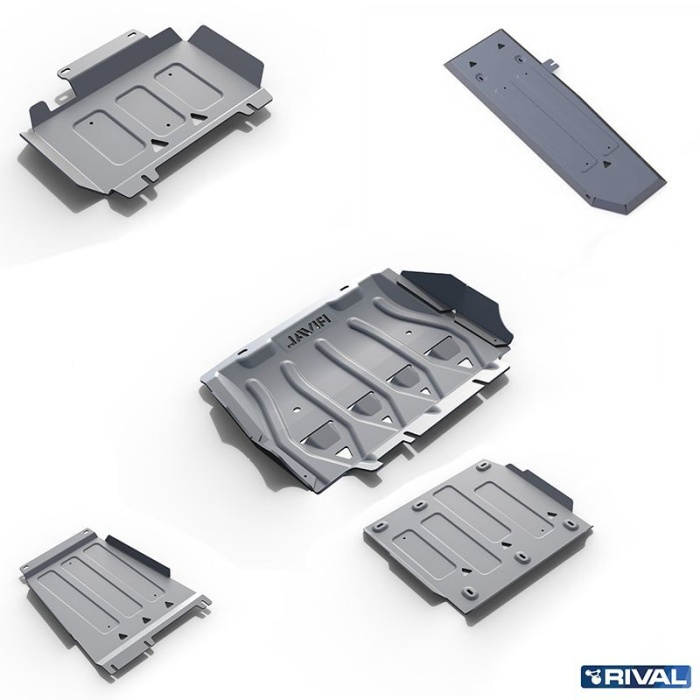 Scut Complet Ford Ranger PX 2012-2015 Rival motorizare 2,2; 3,2 (exclus EURO6!), aluminiu 6 mm grosime - imagine 5