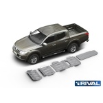 Scut Complet Mitsubishi L200 / Triton KL 2015- Rival motorizare 2,4D, aluminiu 4 mm grosime - imagine 2