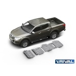Scut Complet Mitsubishi L200 / Triton KL 2015- Rival motorizare 2,4D, aluminiu 4 mm grosime