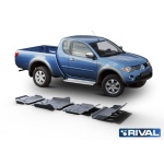 Scut Complet Mitsubishi L200 / Triton KAOT 2007-2015 Rival motorizare 2,5TD, aluminiu 6 mm grosime - imagine 2