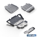 Scut Complet Toyota Hilux Vigo 2007-2015 Rival motorizare 2,5TD; 3,0TD; 2,7 , aluminiu 6 mm grosime