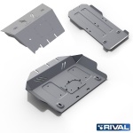 Scut Complet Toyota Land Cruiser 150 / Prado J15 2009-2017; 2017- Rival motorizare 3,0TD; 2,8TD; 2,7; 4,0 (inclusiv KDDS), aluminiu 6 mm grosime