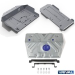 Scut Complet Toyota Land Cruiser 150 / Prado J15 2009-2017; 2017- Rival motorizare 3,0TD; 2,8TD; 2,7; 4,0 (inclusiv KDDS), aluminiu 4 mm grosime