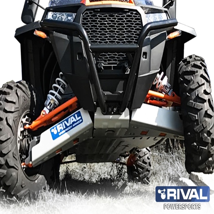Kit complet scut protectie din aluminiu pentru SSV POLARIS RZR XP 1000/ XP TURBO 2016-2019, Rival - imagine 2
