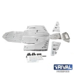 Kit complet scut protectie din aluminiu pentru SSV POLARIS RZR XP 1000/ XP TURBO 2016-2019, Rival