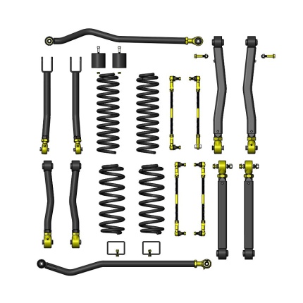 Kit lift Premium short arm Jeep Wrangler JL din 2019 lift 2.5” Clayton Off Road CL2909025