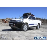 Bara fata HD Rival din aluminiu - Toyota Hilux Revo 2015-, toate motorizarile, cu LED - imagine 3