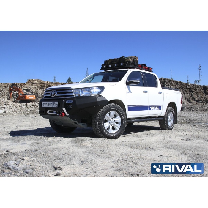 Bara fata HD Rival din aluminiu - Toyota Hilux Revo 2015-, toate motorizarile, cu LED - imagine 3