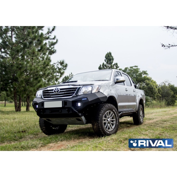 Bara fata HD Rival din aluminiu - Toyota Hilux Vigo 2011-2015, toate motorizarile, fara LED - imagine 2