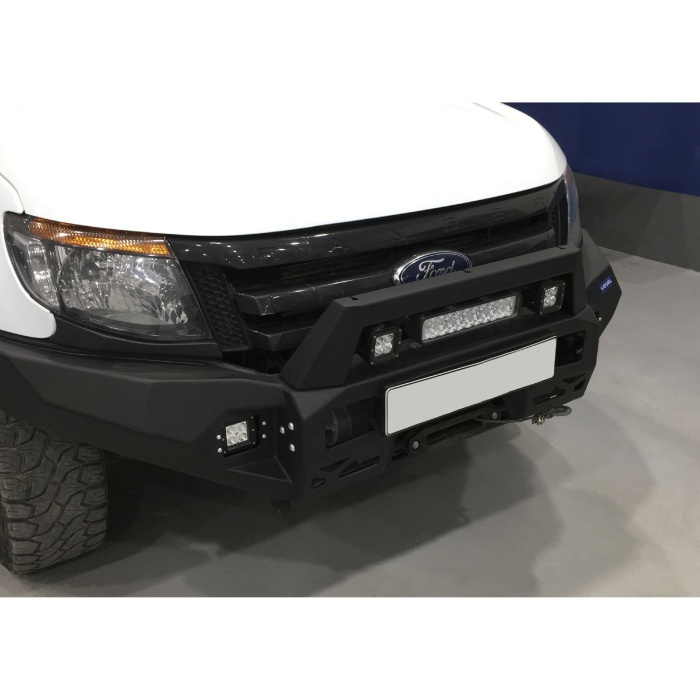 Stinger bullbar fata pentru Ford Ranger PX 2015-2018, din aluminiu, Rival - imagine 2