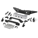 Bullbar HD, bara fata pentru Jeep Wrangler JK, JL 2007-2018, 2017-, din aluminiu,with LED, Rival
