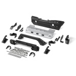 Bullbar HD, bara fata pentru Jeep Wrangler JK, JL 2007-2018, 2017-, din aluminiu, fara proiectoare LED, Rival