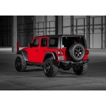 Bullbar HD, bara spate pentru Jeep Wrangler JL 2017-, din aluminiu, fara proiectoare LED, Rival - imagine 2