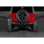 Bullbar HD, bara spate pentru Jeep Wrangler JL 2017-, din aluminiu, fara proiectoare LED, Rival - imagine 3