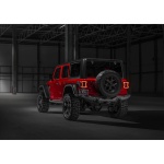Bullbar HD, bara spate pentru Jeep Wrangler JL 2017-, din aluminiu, fara proiectoare LED, Rival - imagine 2