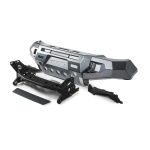 Bullbar HD, bara fata pentru Mitsubishi L200 / Triton 2015-2019, din aluminiu, fara proiectoare led, Rival