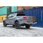 Bullbar HD, bara spate pentru Mitsubishi L200 / Triton 2015-2019, din aluminiu, cu proiectoare led, Rival - imagine 2